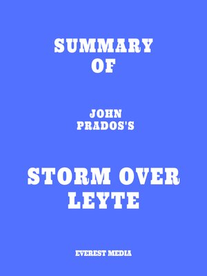 cover image of Summary of John Prados's Storm Over Leyte